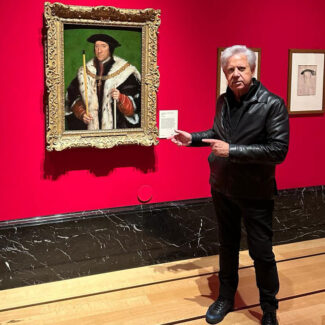 James Nicholls presenting Holbein at the Queens Gallery