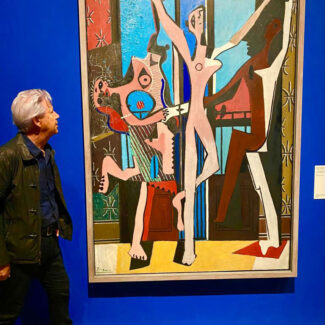 James Nicholls presenting Picasso